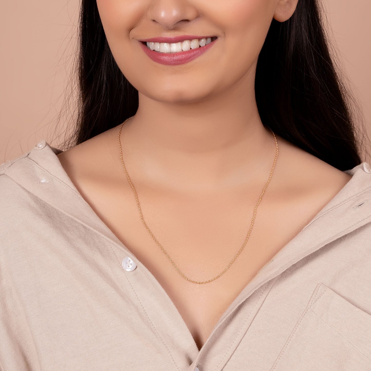 Bling Jewelry Womens Thin Rolo Chain Necklace Rose Gold Plated Sterling Silver Made Italy 16-24 Inch